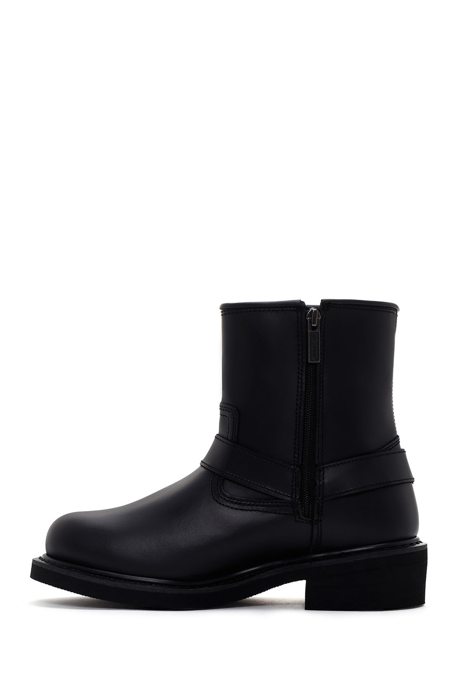 Harley Davidson Men's Black Estes Zippered Leather Boots