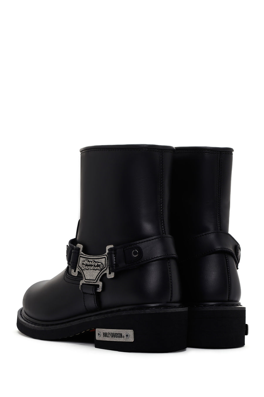 Harley Davidson Men's Black Estes Zippered Leather Boots