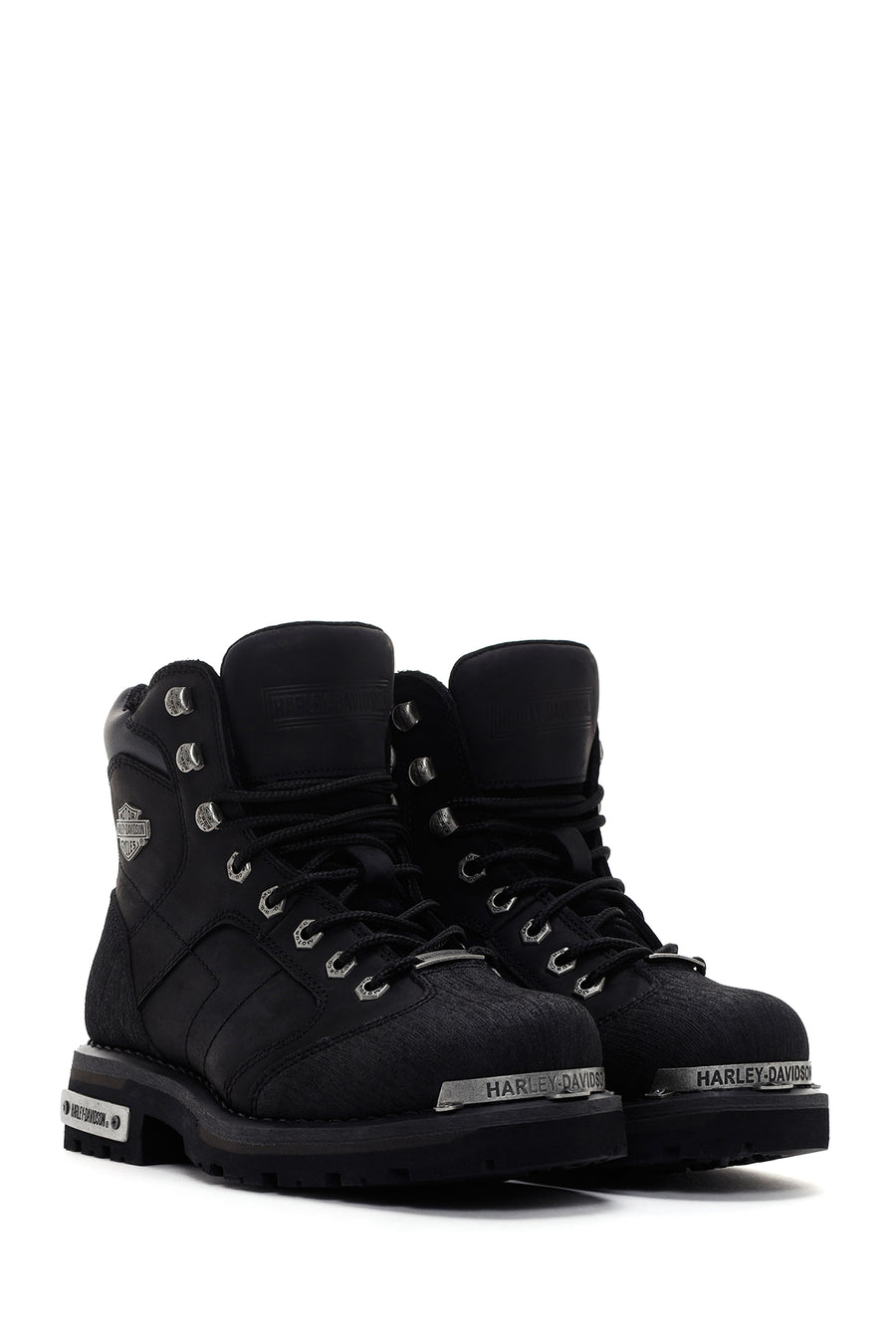 Harley Davidson Men's Black Leather Clemente Boots