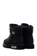 Harley Davidson Men's Black Leather Clemente Boots | Derimod