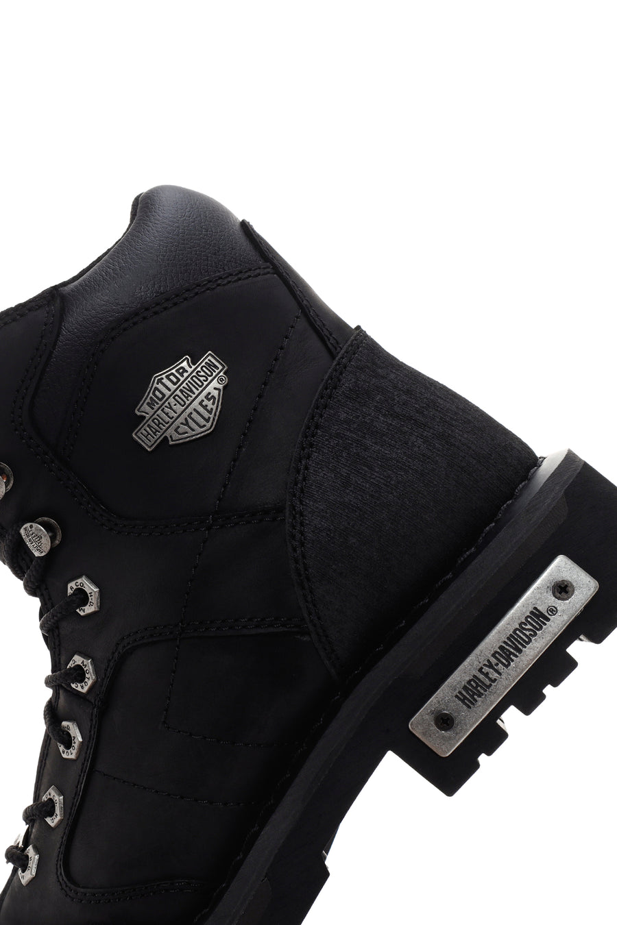 Harley Davidson Men's Black Leather Clemente Boots