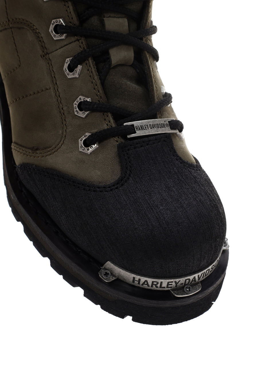 Harley Davidson Men's Khaki Leather Clemente Boots