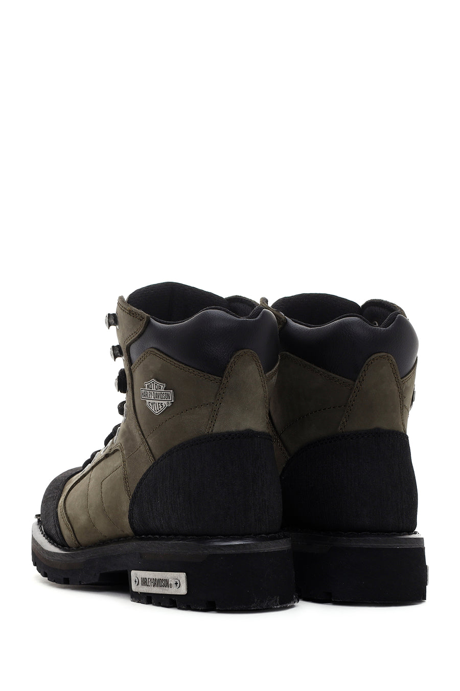 Harley Davidson Men's Khaki Leather Clemente Boots