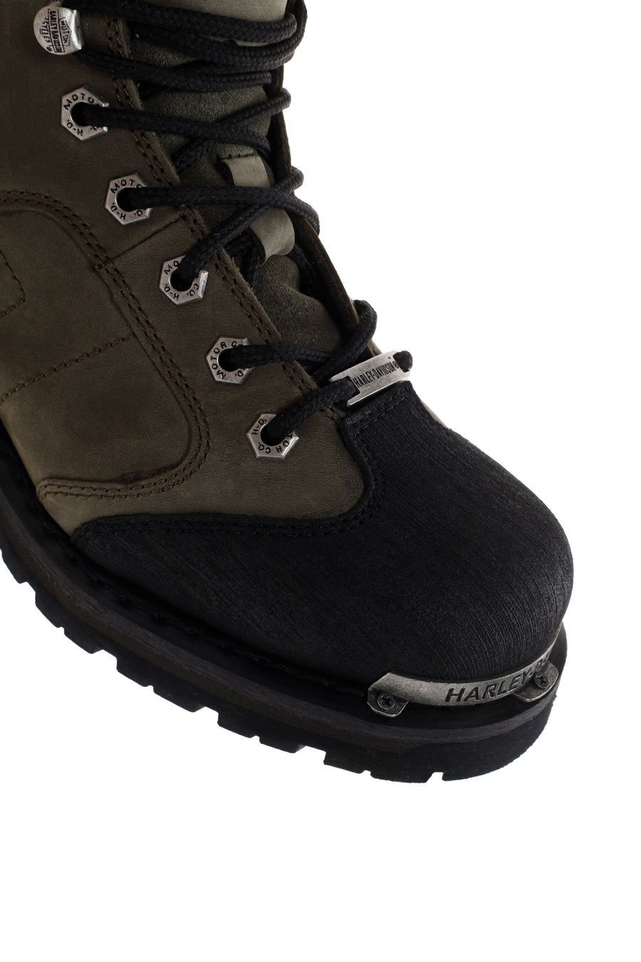 Harley Davidson Men's Khaki Leather Clemente Boots