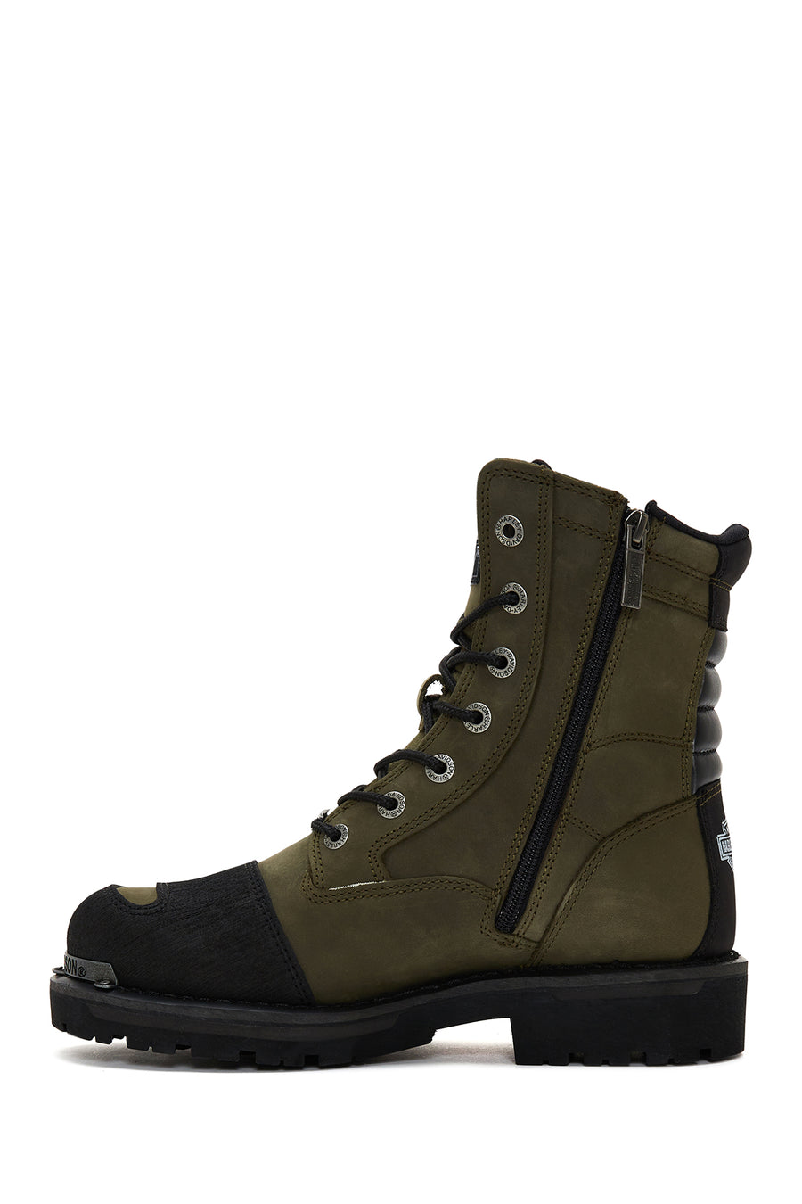 Harley Davidson Men's Green Riddick Leather Boots