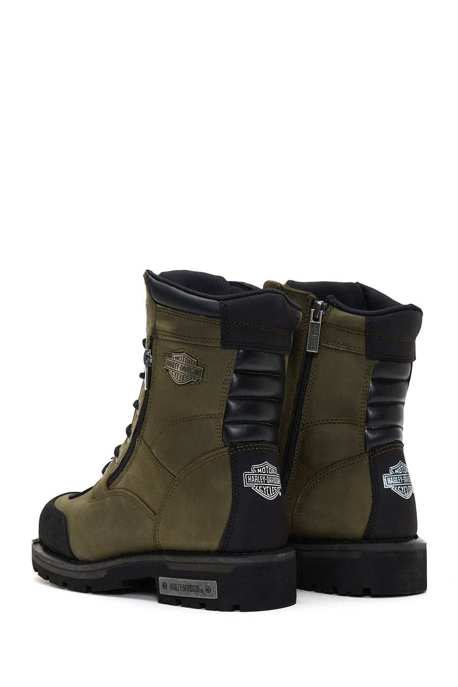 Harley Davidson Men's Green Riddick Leather Boots