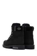 Harley Davidson Erkek Siyah Nogales Nubuk Deri Bot | Derimod