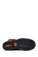 Harley Davidson Men's Dark Brown Nogales Nubuck Leather Boots | Derimod