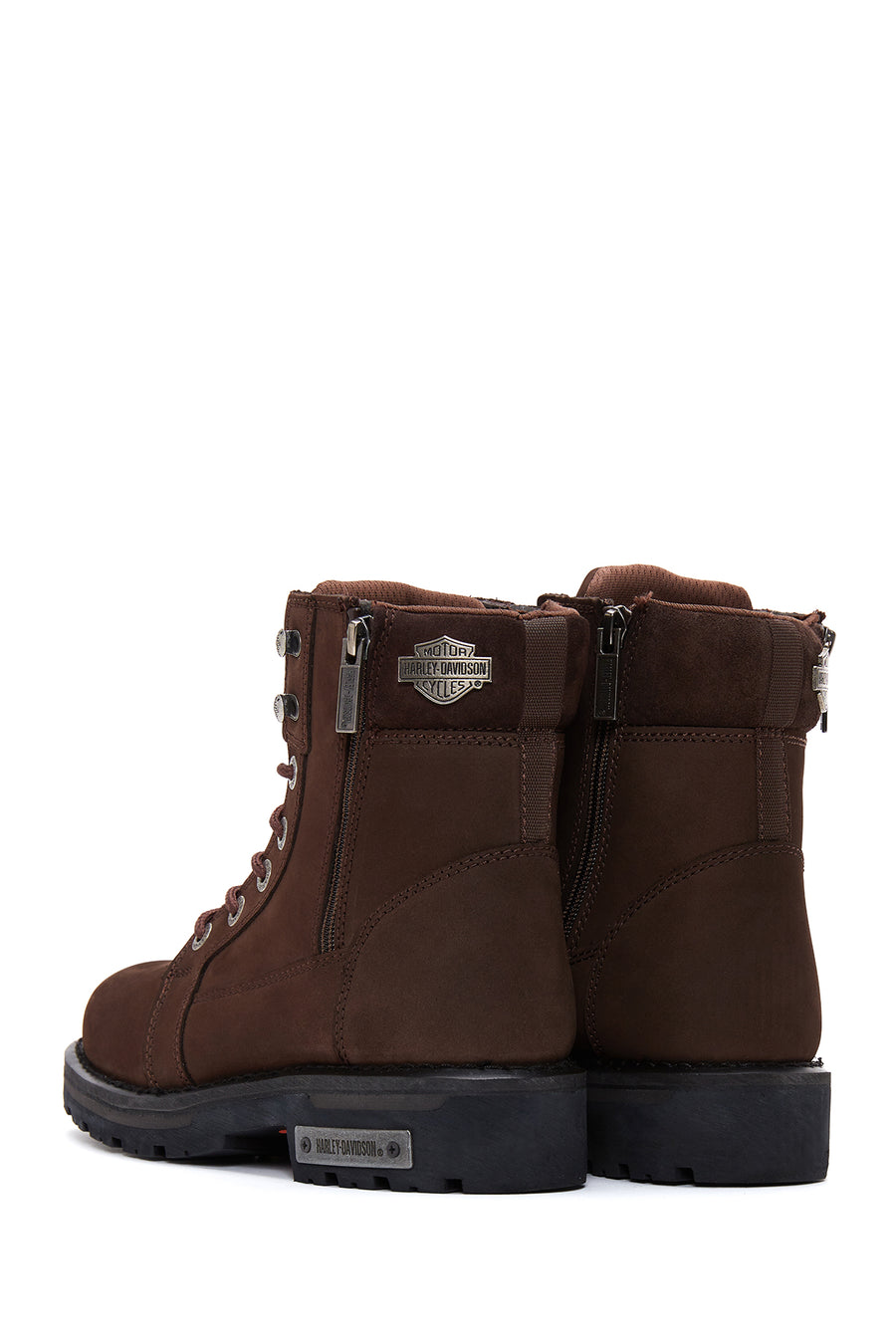 Harley Davidson Men's Dark Brown Nogales Nubuck Leather Boots