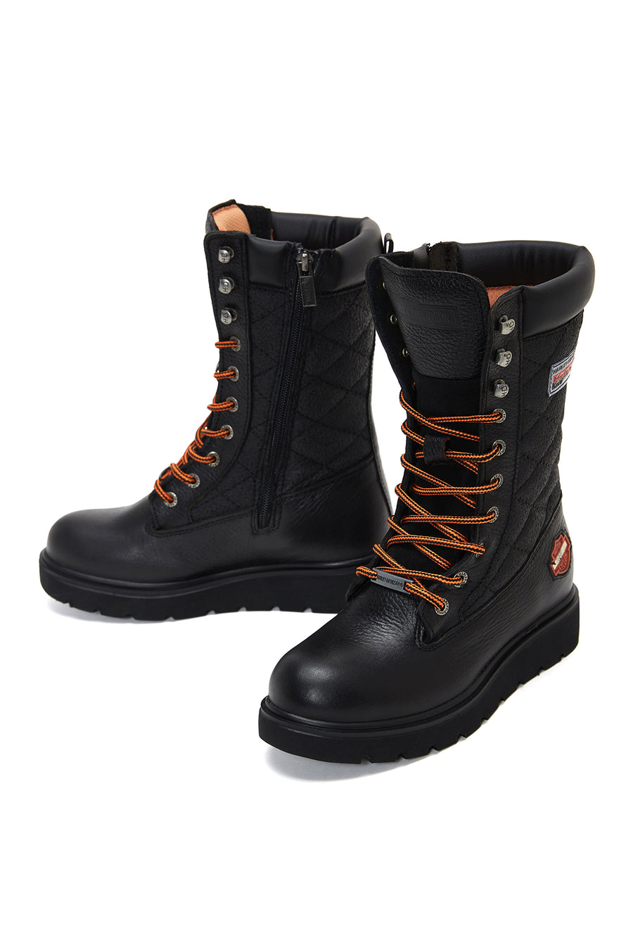 Harley Davidson Kadın Siyah Katy Deri Bot