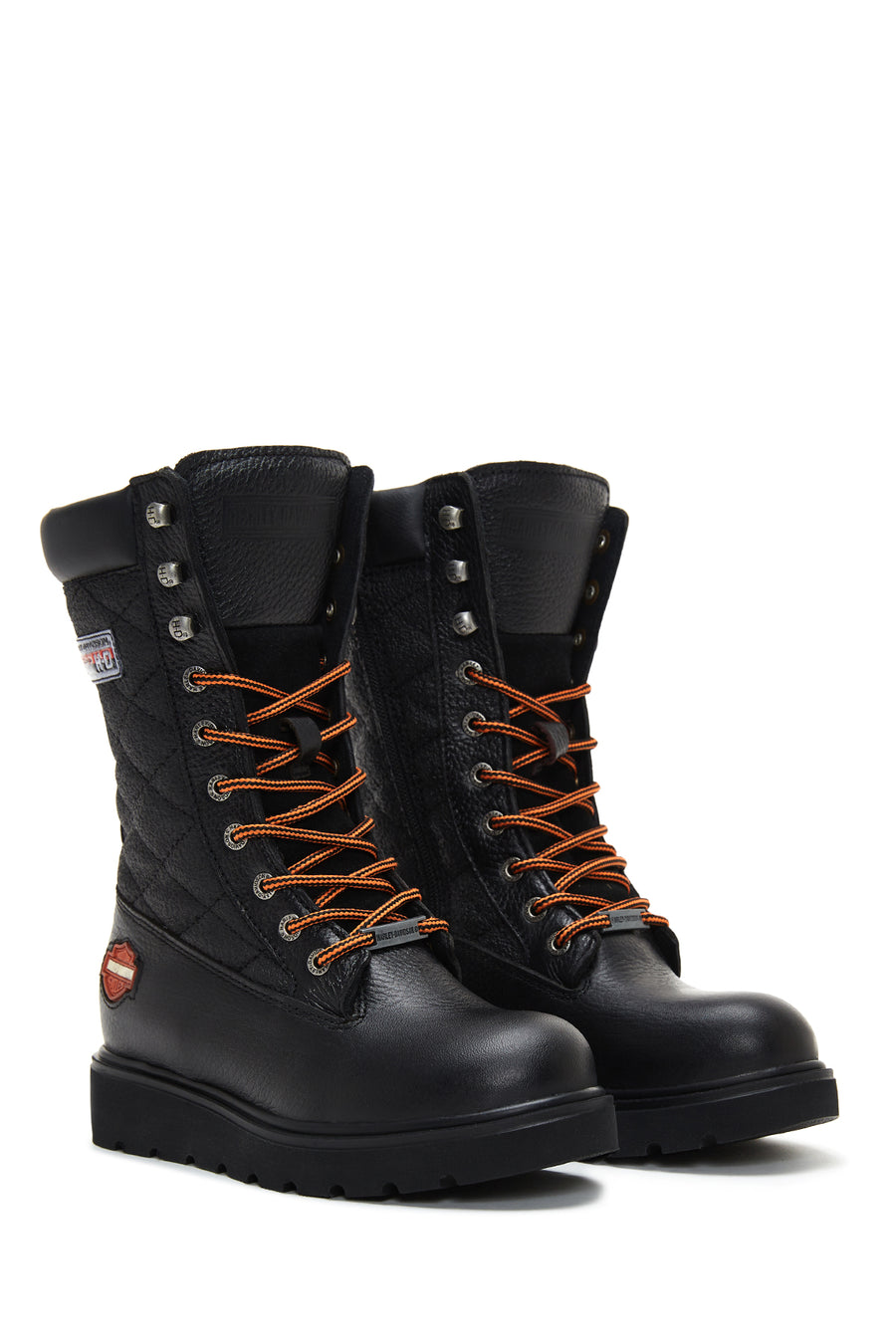 Harley Davidson Kadın Siyah Katy Deri Bot