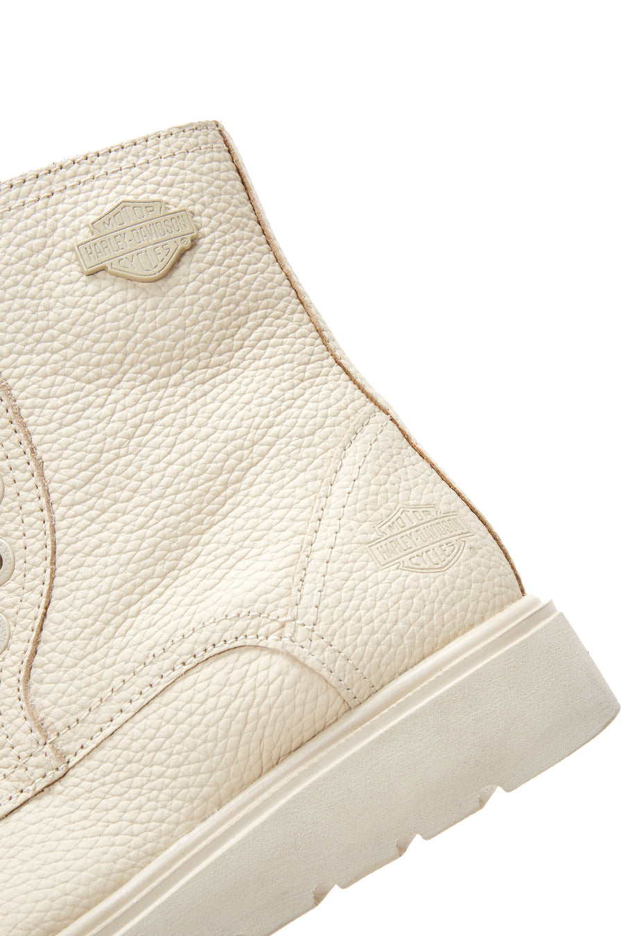 Harley Davidson Women's Beige Tums Boot Leather Boots
