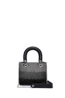 Women's Black Chain Strap Stone Mini Handbag | Derimod