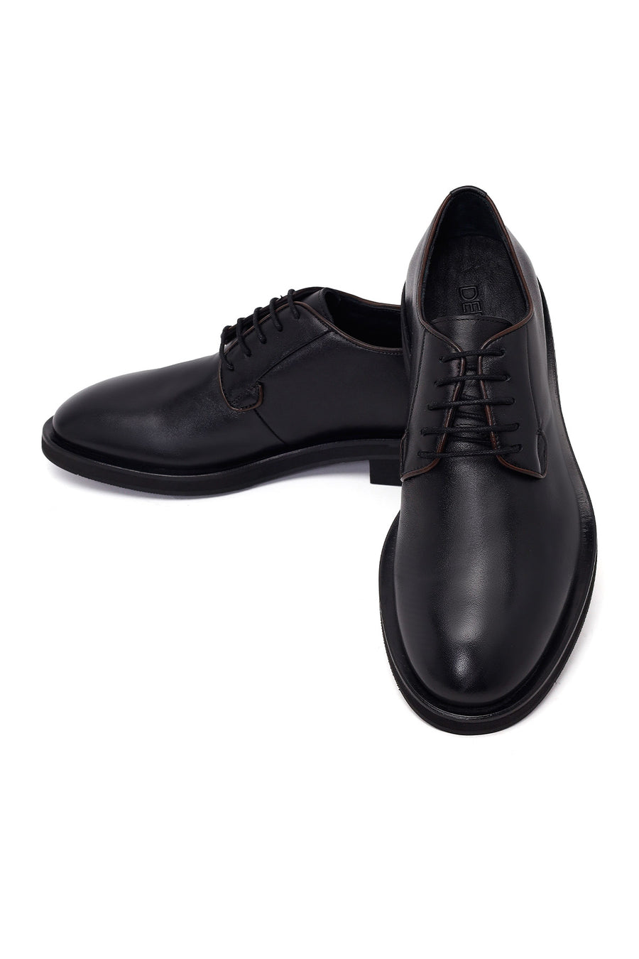 Derimod Black Male Black Lace-up Leather Casual Shoes
