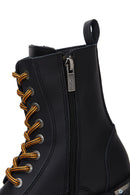 Harley Davidson Kadın Siyah Deri Rebel Postal Bot | Derimod