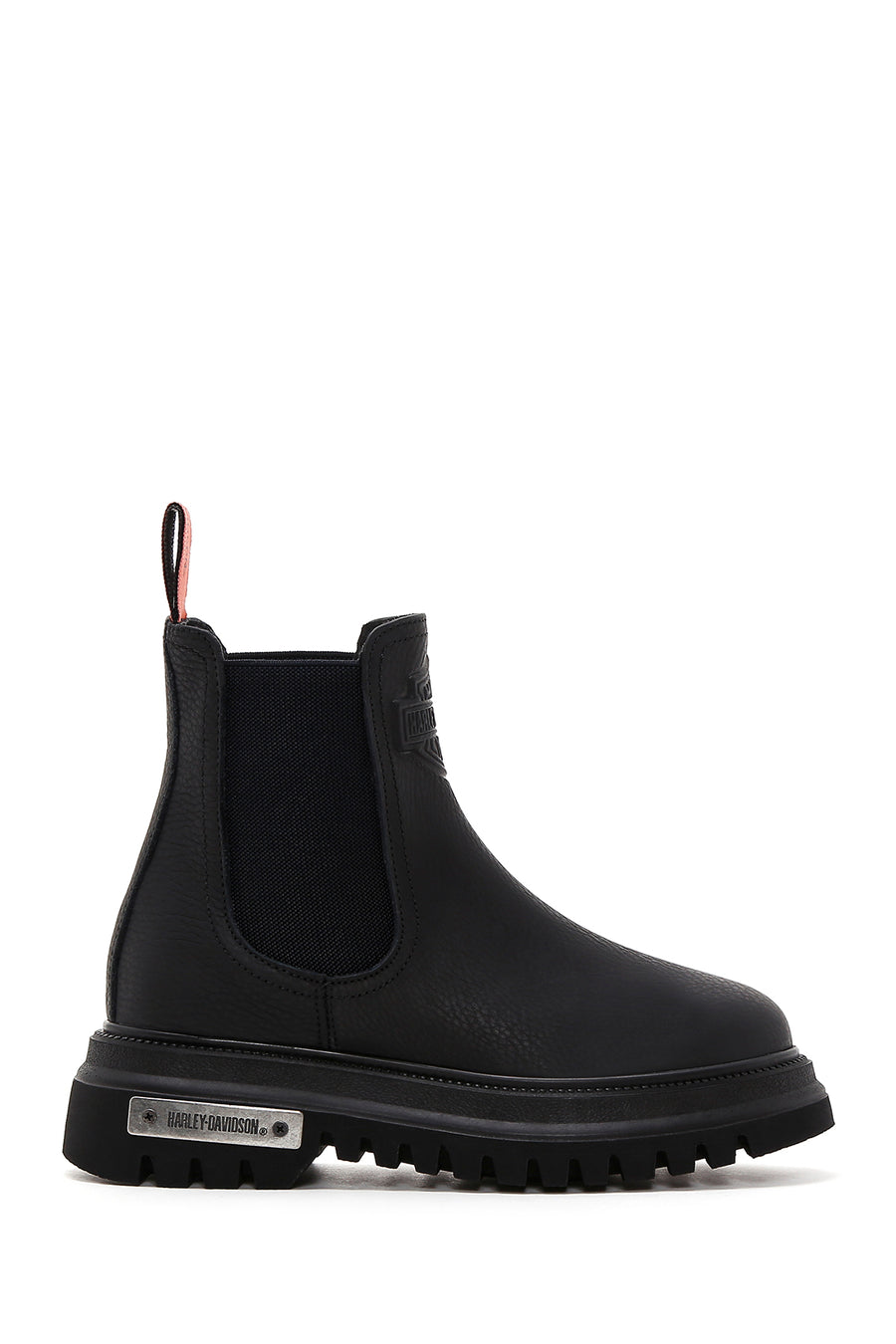 Harley Davidson Women's Black Mourir Leather Chelsea Boots 026Z100031 | Derimod