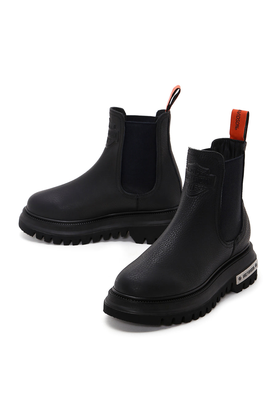Harley Davidson Women's Black Mourir Leather Chelsea Boots