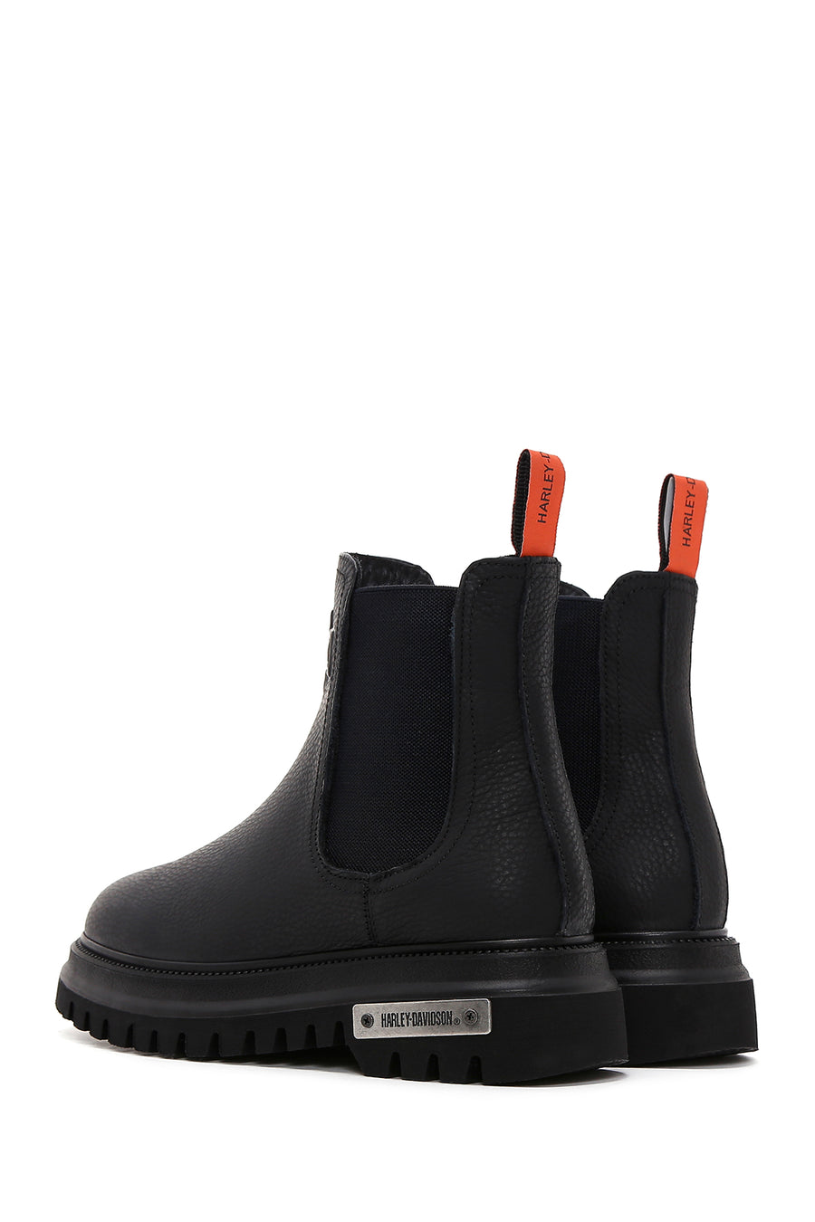 Harley Davidson Women's Black Mourir Leather Chelsea Boots