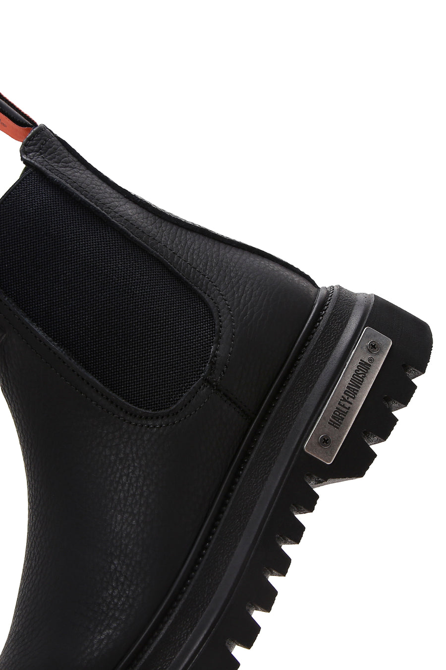 Harley Davidson Women's Black Mourir Leather Chelsea Boots