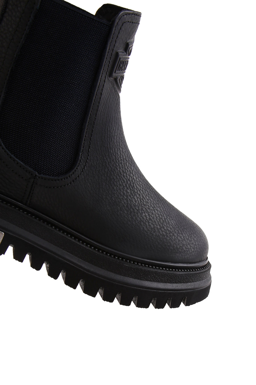 Harley Davidson Women's Black Mourir Leather Chelsea Boots