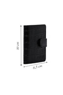 Men's Black Leather Card Holder | Derimod