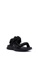 Male Black Fabric Sandal | Derimod