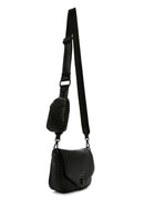 Women's Black Long Strap Quilted Crossbody Bag | Derimod