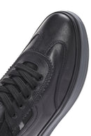 Men's Black Lace-up Leather Sneaker | Derimod