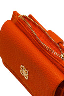 Woman Orange Charm Card Holder | Derimod