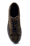 Men's Suede Leather Sneaker | Derimod