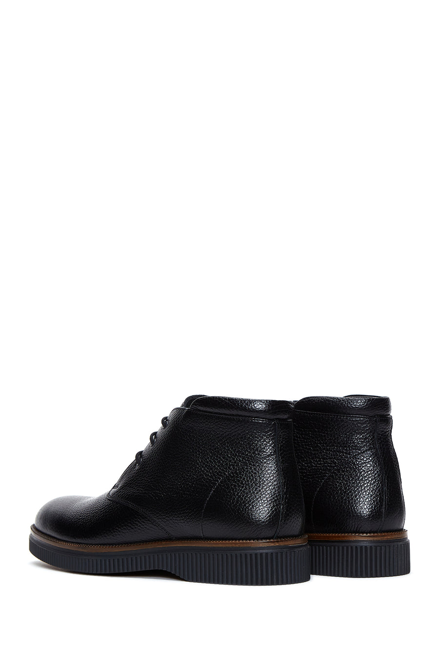 Men's Leather Flat Boots