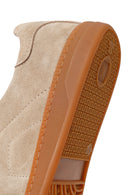 Male Beige Lace-up Suede Leather Sneaker | Derimod