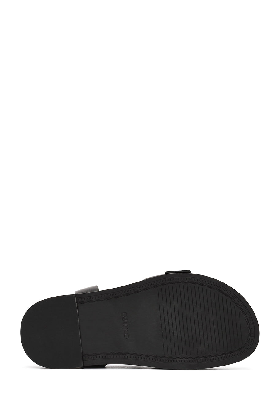 Women's Black Ankle Strap Leather Sandals