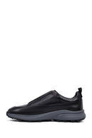 Erkek Siyah Kalın Tabanlı Deri Casual Sneaker | Derimod