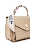 Women's Beige Long Strap Classic Handbag | Derimod