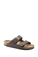 Birkenstock Men's Brown Birko-Flor Slippers | Derimod