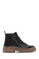 Men's Brown Leather Casual Boots | Derimod