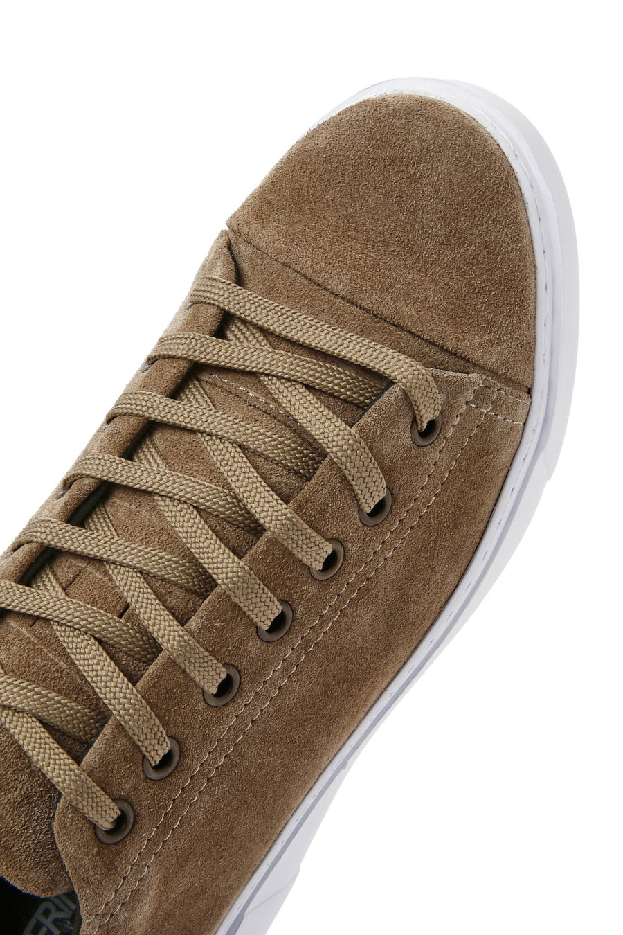 Men's Mink Lace-Up Suede Leather Sneaker