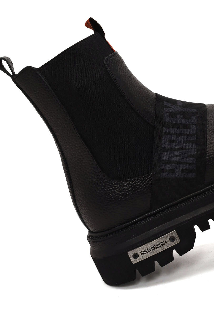 Harley Davidson Erkek Siyah Polperro Deri Chelsea Bot