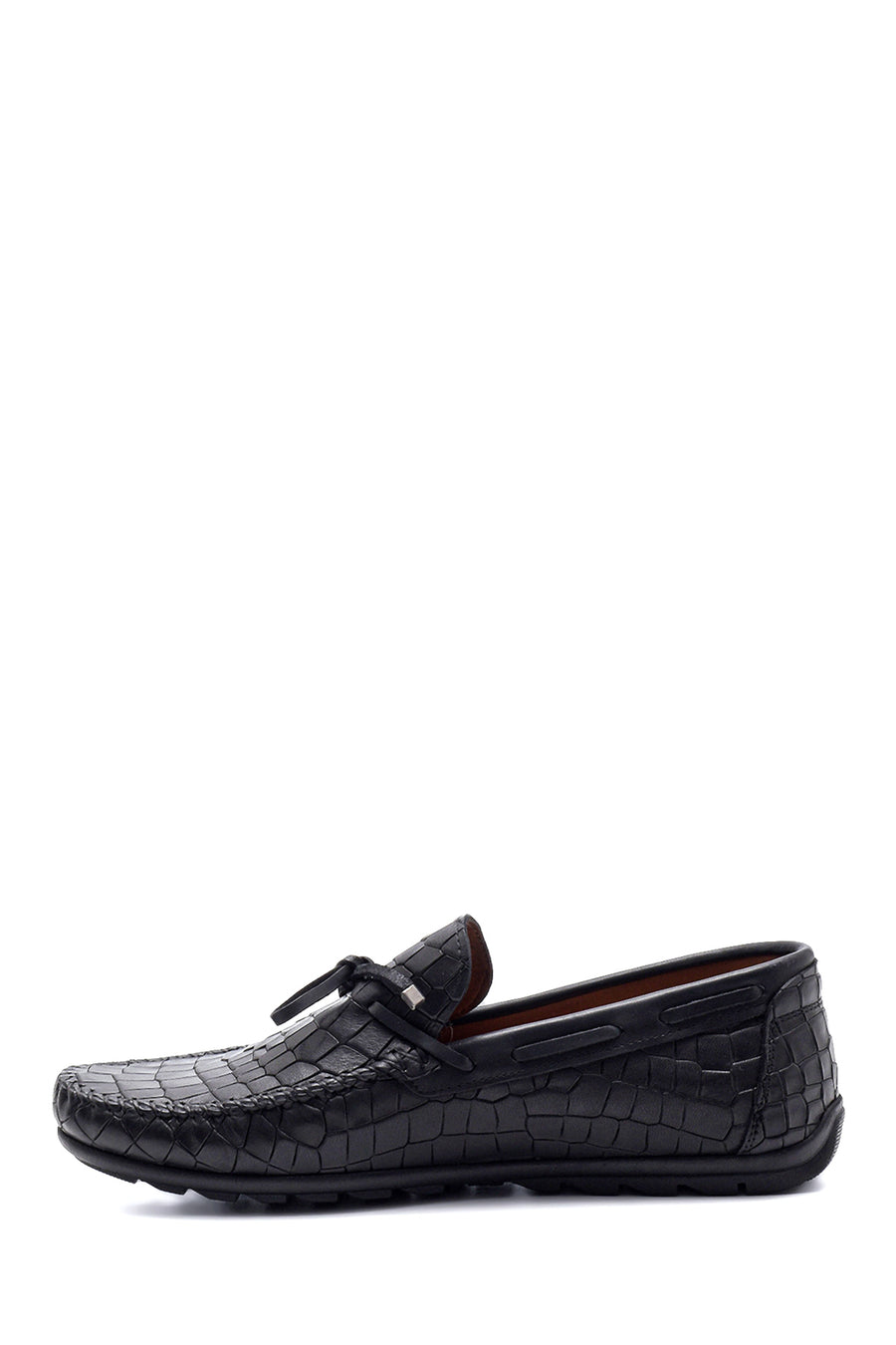 Men's Leather Crocodile Loafer
