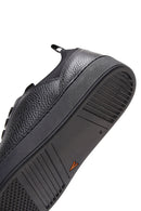 Men's Black Leather Sneaker | Derimod