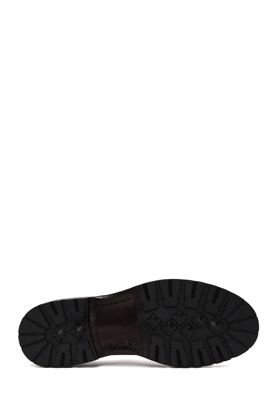Male Brown Lace-up Leather Casual Shoes