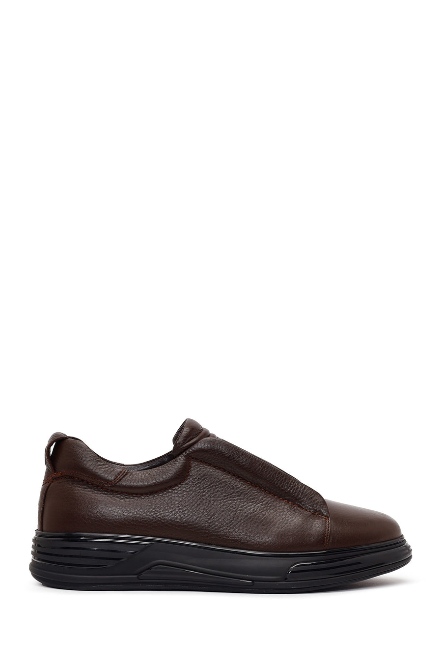 Erkek Kahverengi Deri Sneaker WM828002DV | Derimod
