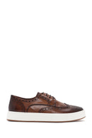 Men's Tan Lace-Up Leather Casual Shoes | Derimod