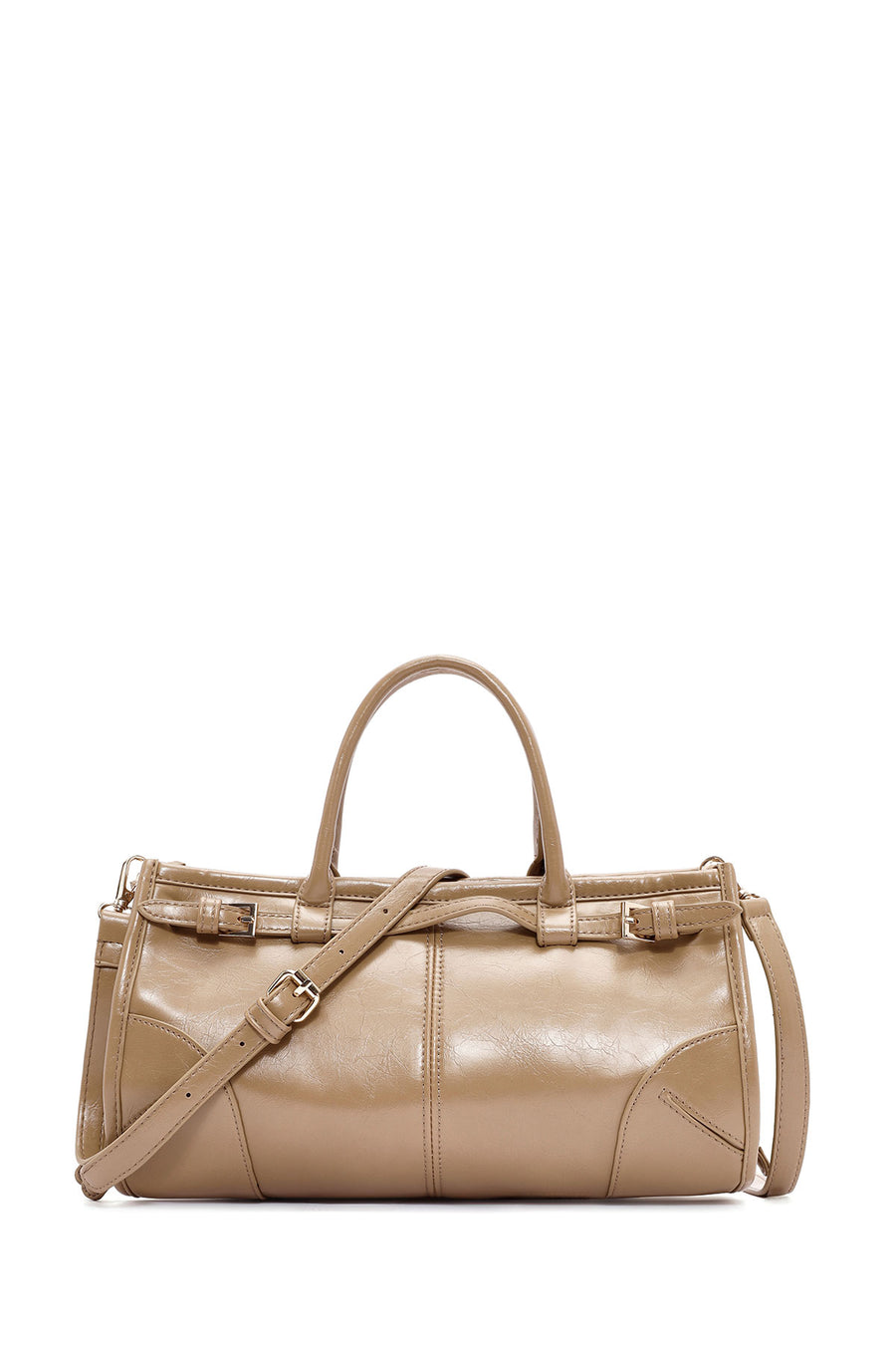 Women's Beige Long Strap Shoulder Bag 24WBD254223 | Derimod