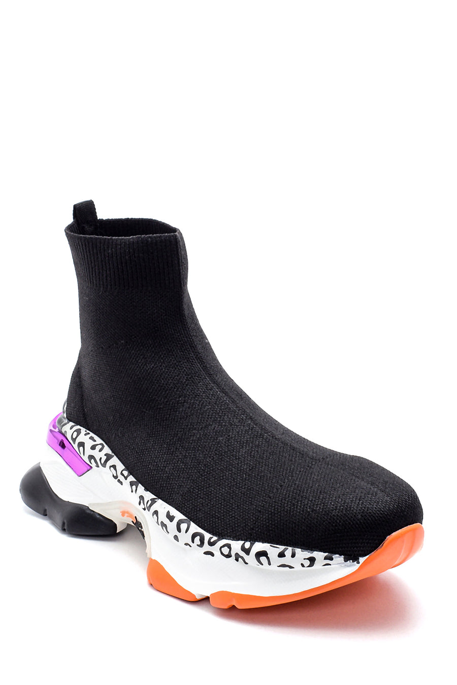 Women's Thick Colored Sole Sock Boots