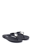 Women's Flip Flops with Stone Detail | Derimod