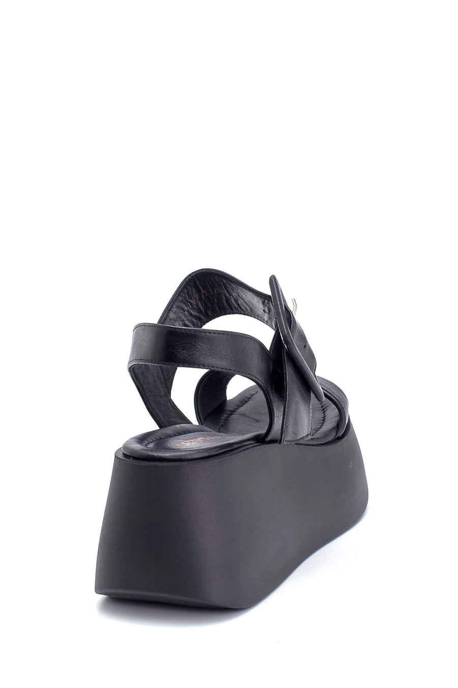 Women's High-Sole Leather Sandals