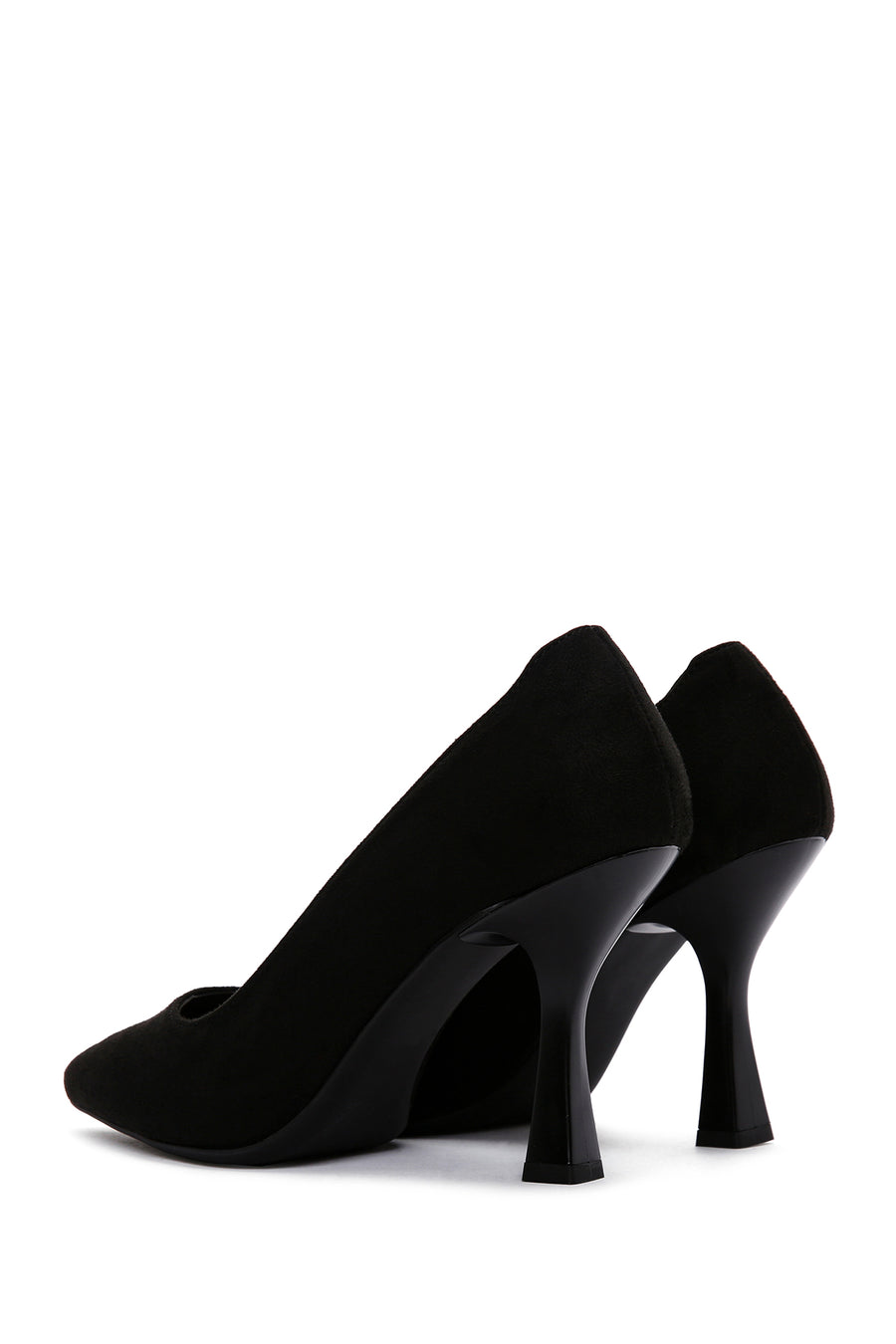 Kadın Siyah Süet Topuklu Stiletto