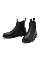 Men's Black Leather Chelsea Boots | Derimod